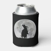 Land Westerne bromfietser en Steer Moon Blikjeskoeler (Blikje Voorkant)