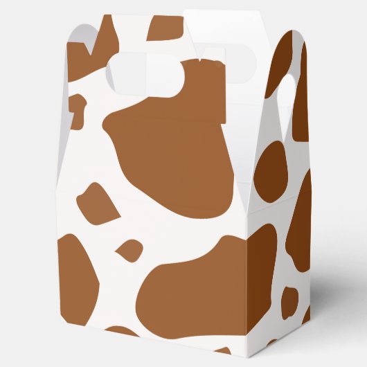 Land Westerne bruine koe partij gunstiger vak Bedankdoosjes (Geopend)