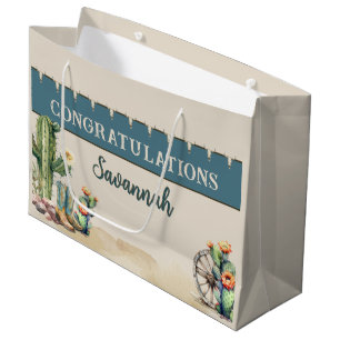 Land Westerne Cactus Laarzen Gepersonaliseerd Groot Cadeauzakje