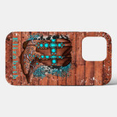 Land Westerne Cowboy Boots aangepast Case-Mate iPhone Case (Achterkant (horizontaal))