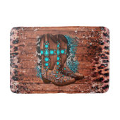 Land Westerne Cowboy Boots Badmat (Voorkant)