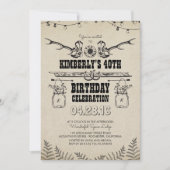 Land Westerne Cowboy Boots Verjaardagsfeest Kaart (Voorkant)