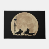 Land Westerne Cowboy Deurmat (Voorkant)
