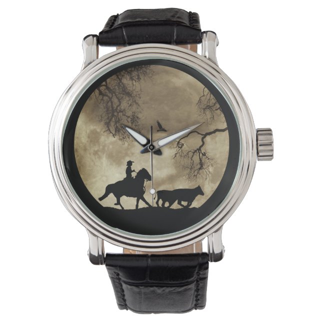 Land Westerne Cowboy Horloge (Voorkant)