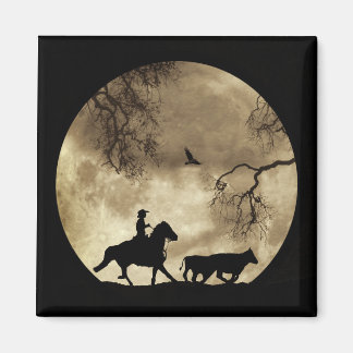 Land Westerne Cowboy Magneet