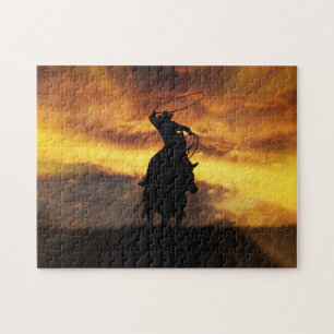 Land Westerne Cowboy Roper Super Cool Legpuzzel