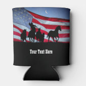 Land Westerne cowboy Roping Horses Blikjeskoeler (Achterkant)