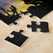 Land Westerne Cowboy Roping Steer Legpuzzel (Zijkant)