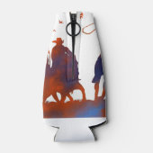 Land Westerne Cowboy Roping White Flesjeskoeler (Achterkant)