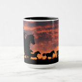 Land Westerne Cowboy Roundup Mok (Midden)