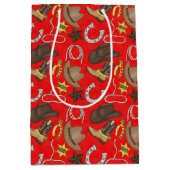 Land Westerne Cowboy-tas Medium Cadeauzakje (Voorkant)