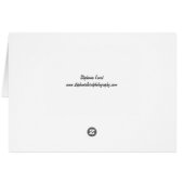 Land Westerne cowboyvezel Blank Kaart (Achterkant Horizontaal)