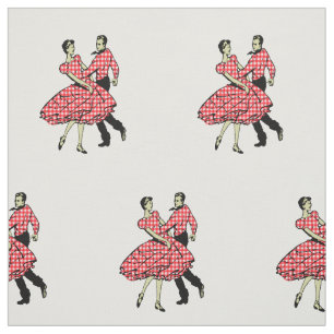 LAND Westerne Dance Couple Square Dance ANY COLO Stof