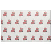 LAND Westerne Dance Couple Square Dance ANY COLO Stof (Fat Quarter)