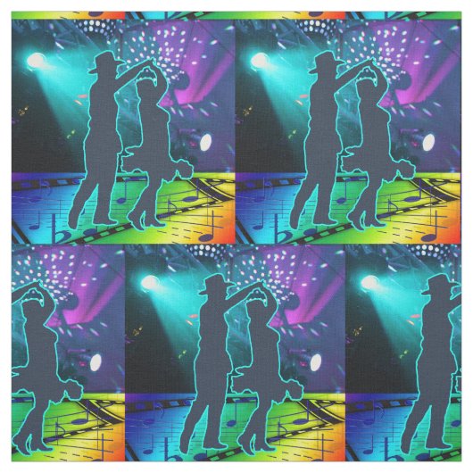 LAND Westerne Dancer Stage-lampjes en -muziek Stof (Swatch)