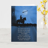 Land Westerne feestdag kerst Kaart (Gele Bloem)