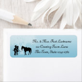 Land Westerne feiale tabel Etiket (Insitu)