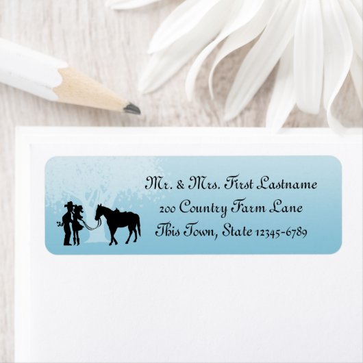 Land Westerne feiale tabel Etiket (Insitu)