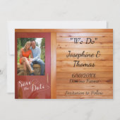 Land Westerne foto Opslaan Datum Kaart (Voorkant)