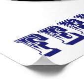 Land Westerne gitaar Poster (Hoek)