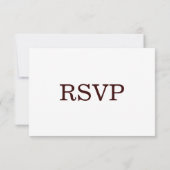 Land Westerne Hoefijzers Boots Wedding RSVP Kaartje (Achterkant)