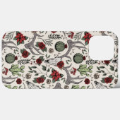 Land Westerne Kerst Bloemen Herten Hoofd Schedel Case-Mate iPhone Case (Achterkant (horizontaal))