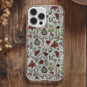 Land Westerne Kerst Bloemen Herten Hoofd Schedel Case-Mate iPhone Case