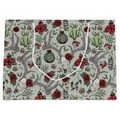 Land Westerne Kerst Bloemen Rendier Schedel Groot Cadeauzakje