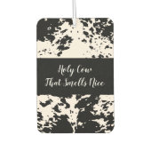 Land Westerne Koe Patroon Auto Luchtverfrissers (Voorkant)