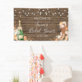 Land Westerne laarzen en bubble grote banner (Insitu)