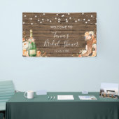 Land Westerne laarzen en bubble grote banner (Beurs)