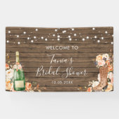 Land Westerne laarzen en bubble grote banner (Horizontaal)