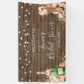 Land Westerne laarzen en bubble grote banner (Verticaal)