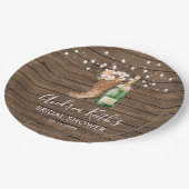 Land Westerne laarzen en Bubble Paper Bord (Gekanteld)