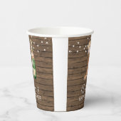 Land Westerne laarzen en Bubble Paper Cup Papieren Bekers (Links)