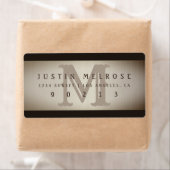  land Westerne look retour adreslabel Etiket (Insitu)