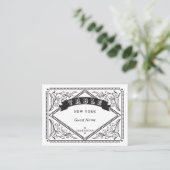 Land Westerne Maaltijdkeuze Menu Optie Trouwen Plaatskaartje (Staand voorkant)