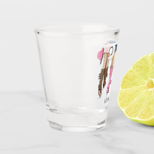 Land Westerne Mode Custom Cowboy Boots Shot Glas (Links)