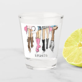 Land Westerne Mode Custom Cowboy Boots Shot Glas