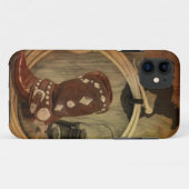 land westerne paard cowboy boot Lasso Rope Case-Mate iPhone Case (Achterkant (horizontaal))
