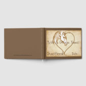 Land Westerne Paard Huwelijk of Douche gastenboek (Volledig)