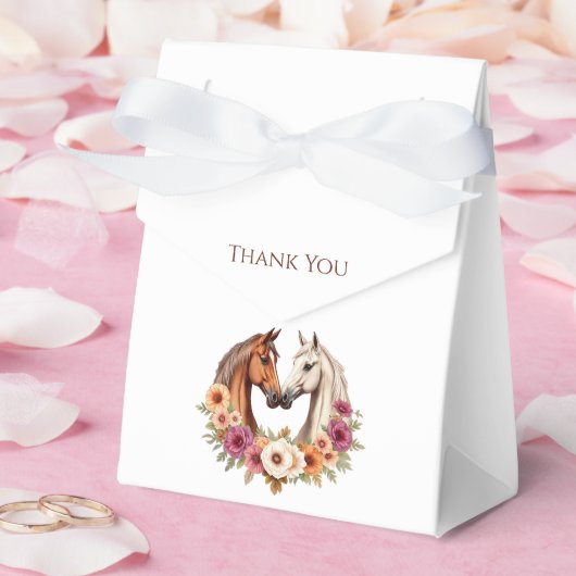Land Westerne paarden Bedankdoosjes (Huwelijk)