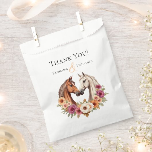 Land Westerne paarden Bedankzakje (Geknipt)