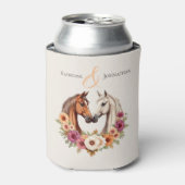 Land Westerne paarden Blikjeskoeler (Blikje Voorkant)