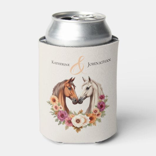 Land Westerne paarden Blikjeskoeler (Blikje Voorkant)