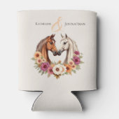 Land Westerne paarden Blikjeskoeler (Achterkant)