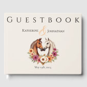 Land Westerne paarden Gastenboek (Voorkant)