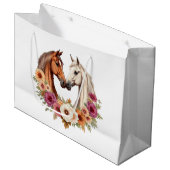 Land Westerne paarden Groot Cadeauzakje (Voorkant Gekanteld)