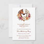 Land Westerne paarden Kaart (Voorkant)