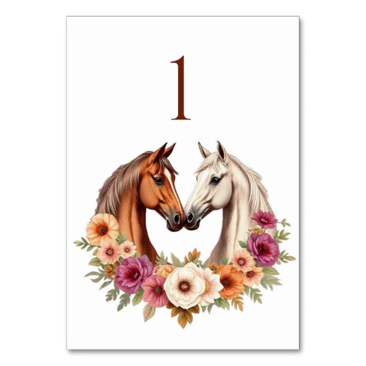 Land Westerne paarden Kaart (Voorkant)